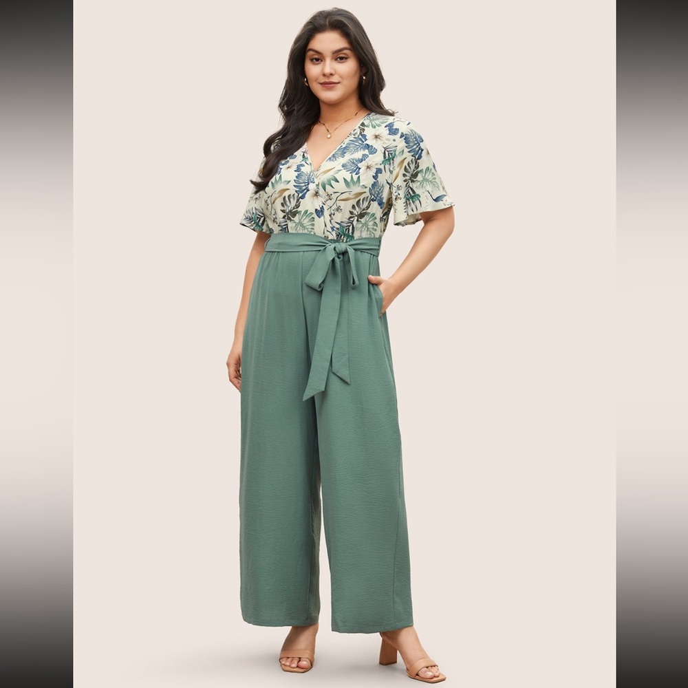 Bloomchic green jumpsuit - Picture 3 of 9